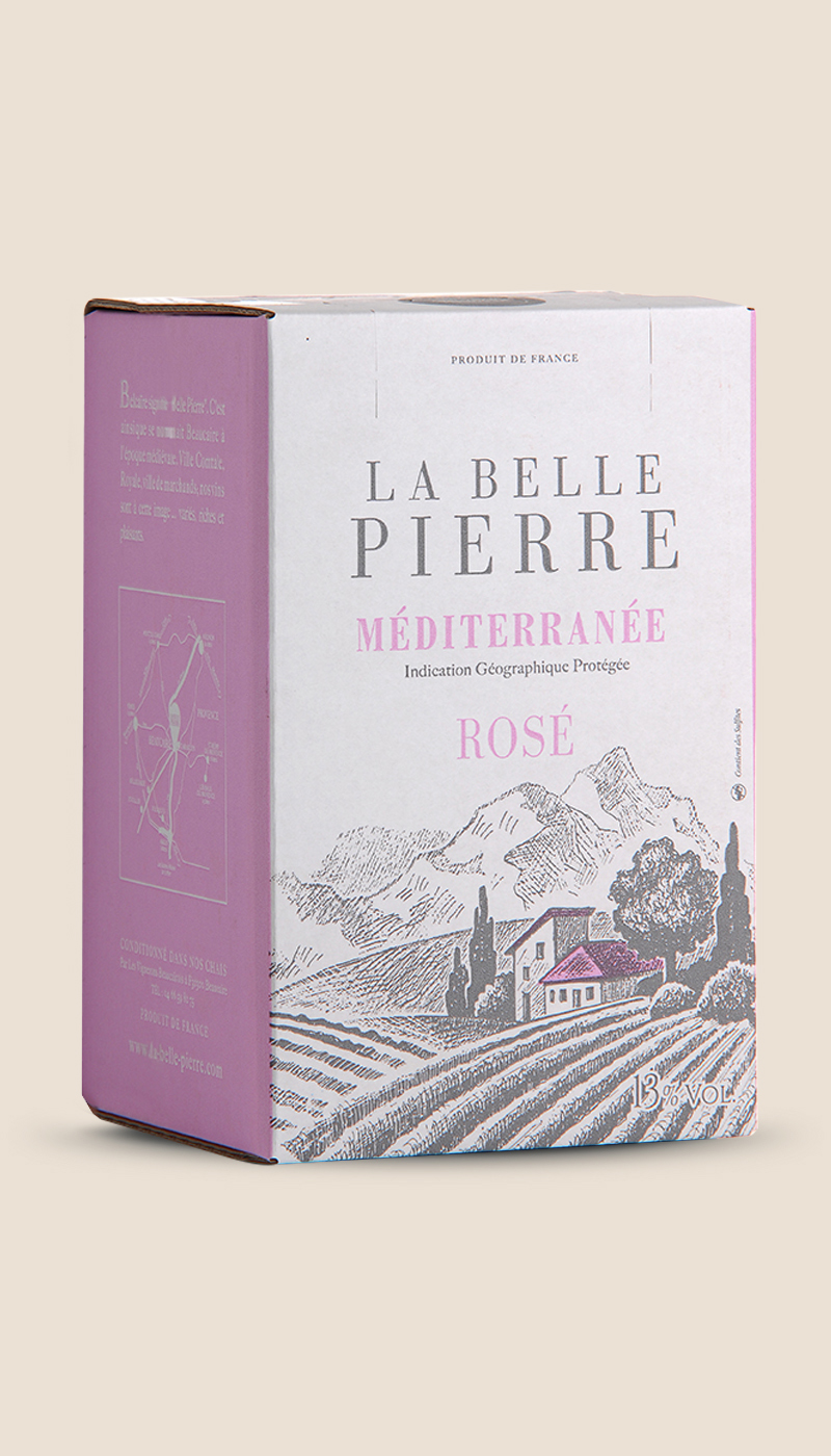 Box Belle Méditerranée - IGP La Bag 5L in Pierre